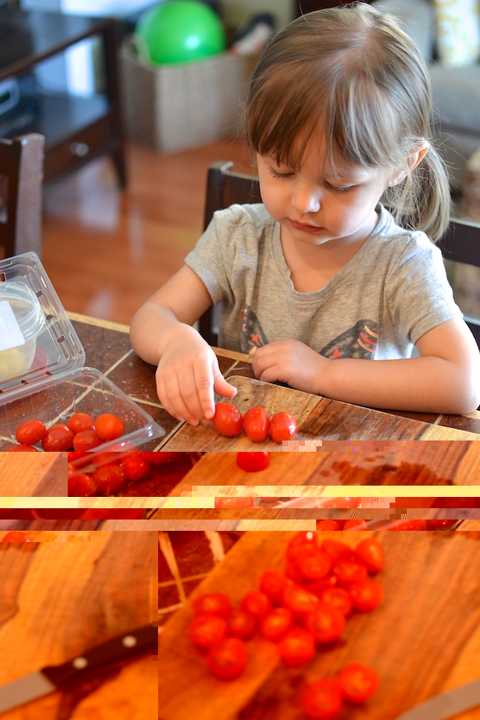 Caprese Orzo Salad with Balsamic Syrup - Fresh mozzarella, juicy tomatoes, garden basil and orzo pasta drizzled with a sweet balsamic syrup...perfect for a weekday lunch or as a side at your summer BBQ! ~sweetpeasandabcs.com